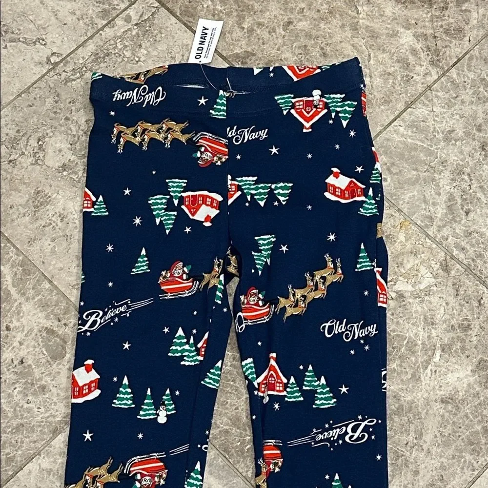 Old Navy Reindeer & Sleigh Rides Matching PJ Pajama Set Neutral NEW Snug Fit XL